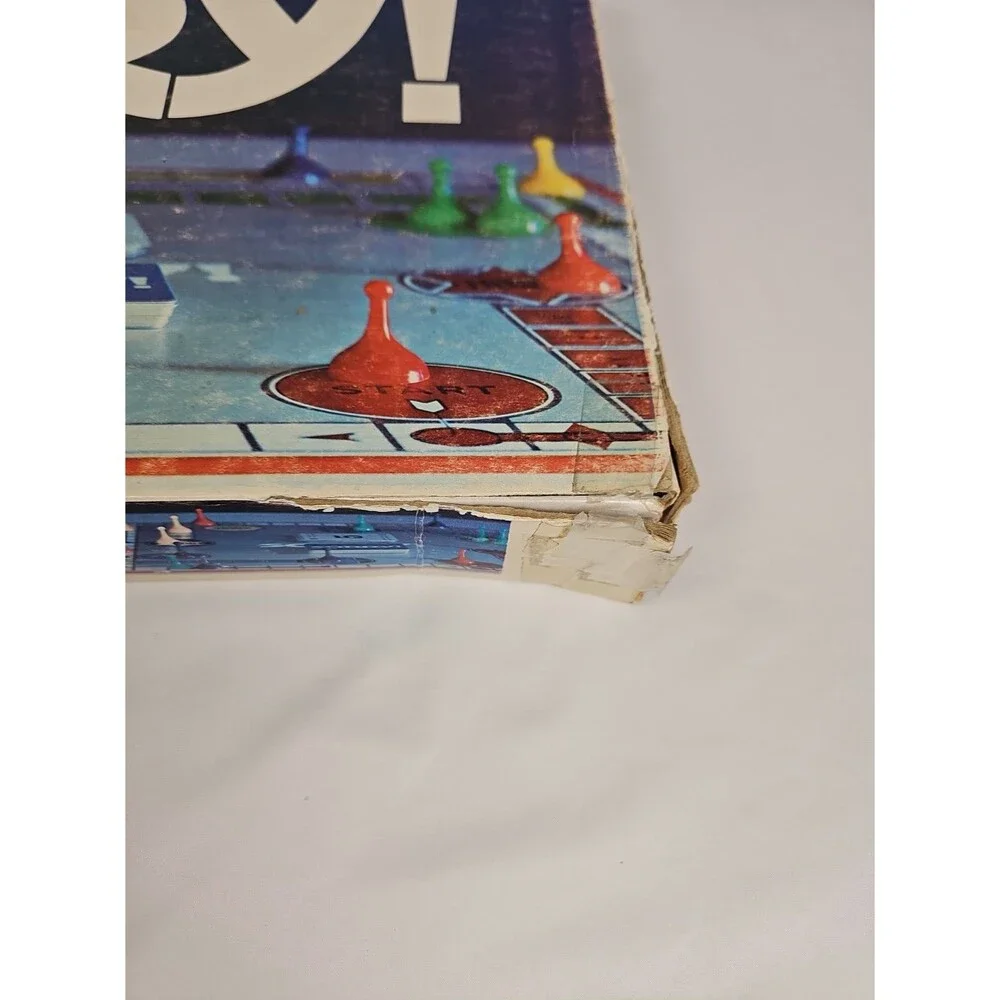 Vintage 1972 Sorry Board Game Parker Brothers Slide Pursuit No. 390 COMPLETE